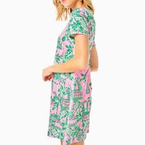 Lilly Pulitzer Cody T-Shirt Dress Mandevilla Baby Always Worth It
